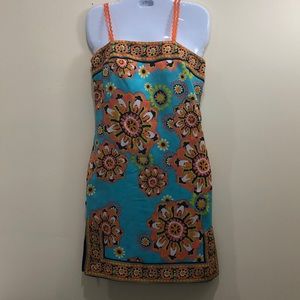 Trina Turk Silk Floral Sundress